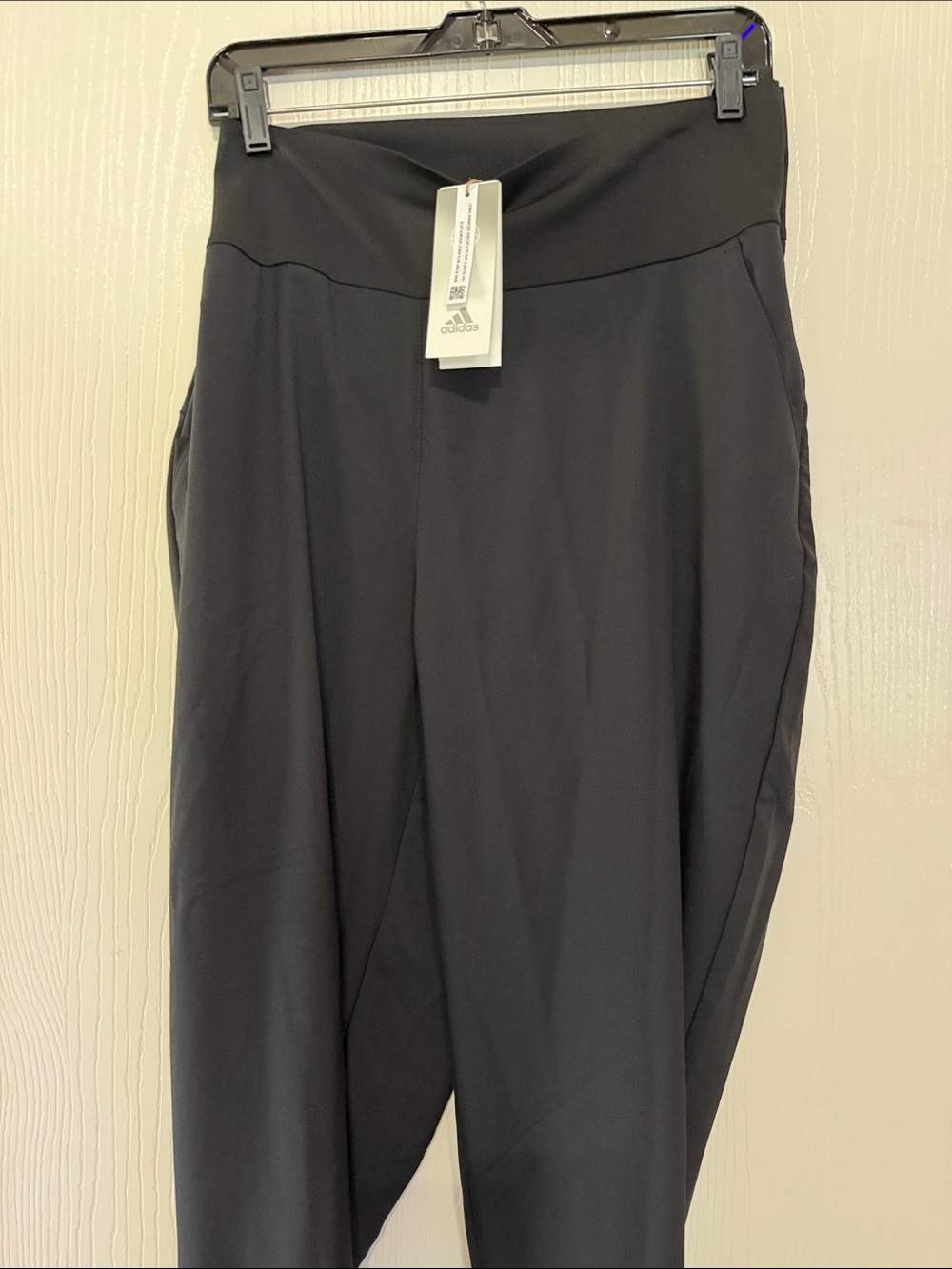 adidas Black Women's Track Pants with High Waist